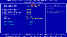 Standard CMOS Features